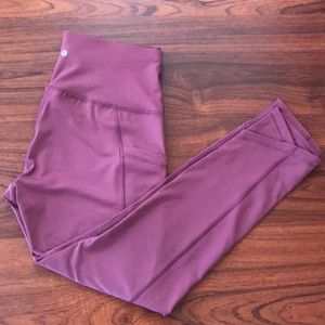 Layer 8 Magenta Athletic Leggings